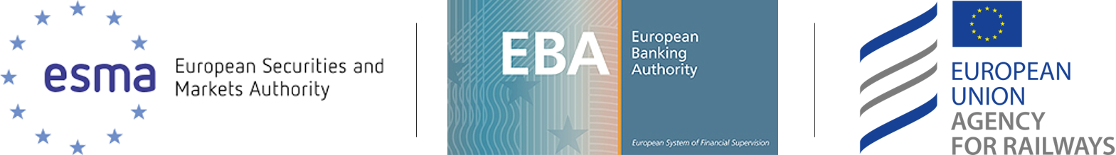 ESMA, ERA, EBA